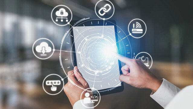 Cloud computing, cloud strategy, and cloud technology transforming digital infrastructure with scalable services, secure data storage, and cloud-based digital business solutions. Spire