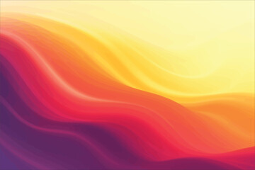 Fototapeta premium Abstract colorful background with bright orange and yellow fractal energy waves for vibrant decoration