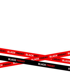warning tape . crime tape . crime scene tape . police line vector . caution tape on black background. black Friday tape 