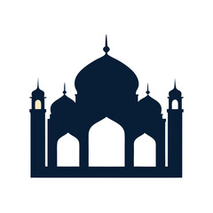 taj mahal vector illustration