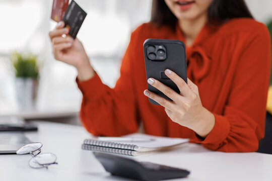 Credit card, laptop and hands of person in home for online shopping, internet purchase and student payment. Ecommerce, fintech and girl on computer for application fee, scholarship or college funding
