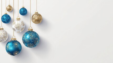 Christmas ornaments hanging holiday decoration festive art