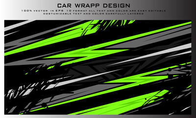 car livery graphic vector. abstract grunge background design for vehicle vinyl wrap and car 