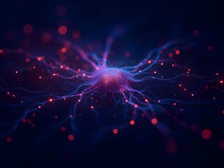 Stunning photorealistic AI assistant hologram with elegant female form, translucent blue aura, and floating data streams in minimalist futuristic office environment