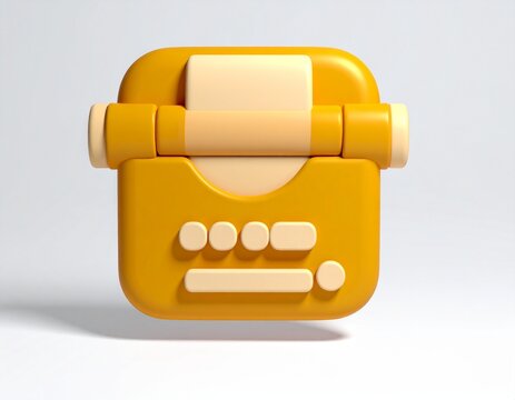 Gold and silver yellow plastic buttons set vector icons symbol for web and internet business design on white background