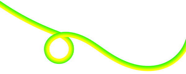 A unique curve 3d style abstract tube design illustration idea