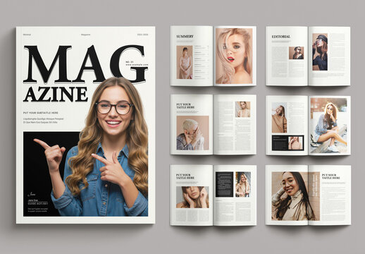 Elegant Magazine Layout