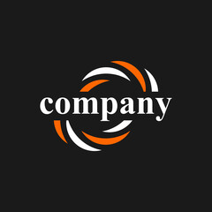 generic circle logo design , business logo , vector , symbol , company logo,background, emblem, swirl, infinity, circular	