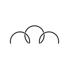 generic circle logo design , business logo , vector , symbol , company logo,background, emblem, swirl, infinity, circular	