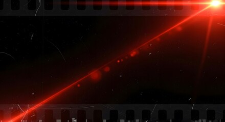 Lens Flare Film Negative Overlay: Authentic Light Leaks Distressed Grain Texture Effect Backdrop Photography Style