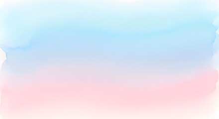 Delicate Blue to Pink Watercolor Wash Gradient Background Soothing Artistic Texture Gentle Fade
