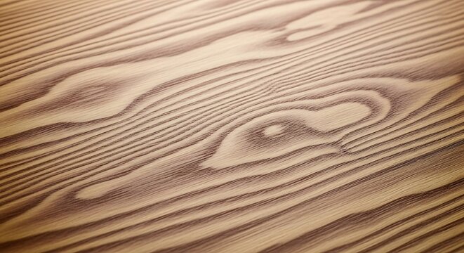 Close up of a light brown wooden surface with a distinctive grain pattern