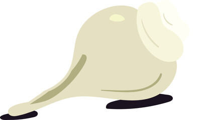 Cartoon Snail Vector Illustration for Kids, Nature, and Garden Design