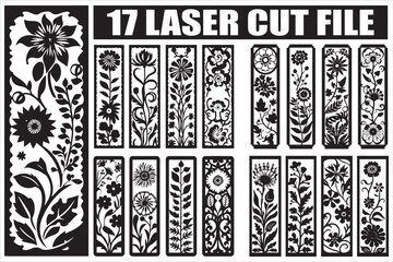 Laser cut floral designs for creative projects and decor ideas