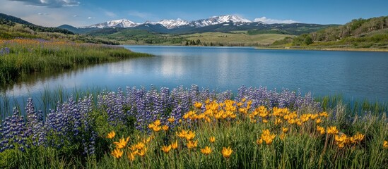 Mountain Lake Blooms (1)