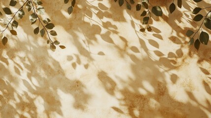 Vintage Leaf Shadows