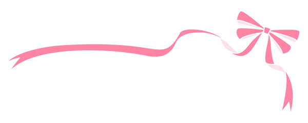 リボンのデコレーション素材、フレーム