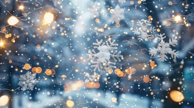 christmas lights background