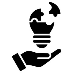 Problem Solving glyph icon