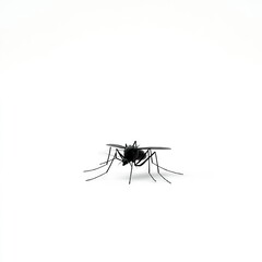 Photo of mosquito Isolated on white background