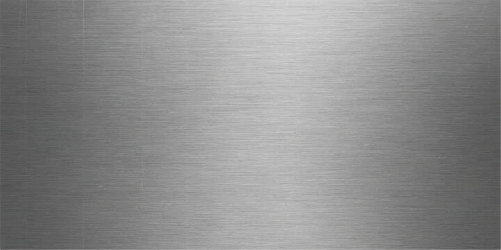 Shiny brushed silver aluminium metal texture surface pattern