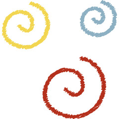 Naklejka premium Cute Kids Doodle Scribble