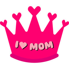 Mother's Day Crown Illustration