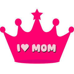 Mother's Day Crown Illustration
