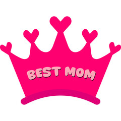 Mother's Day Crown Illustration