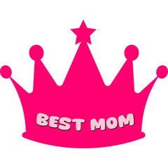 Mother's Day Crown Illustration