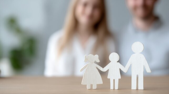 Online Dating Family Creation Art Collage, a minimalist design featuring isolated elements that symbolize connection and new beginnings, set against a clean, simple background.