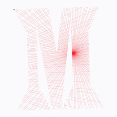 Abstract geometric design with bold colors