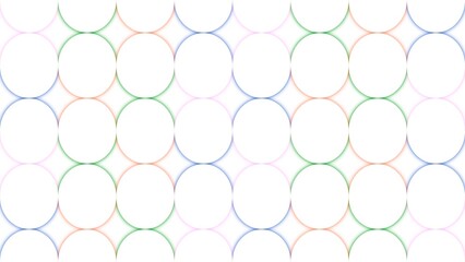 seamless pattern with colorful oval