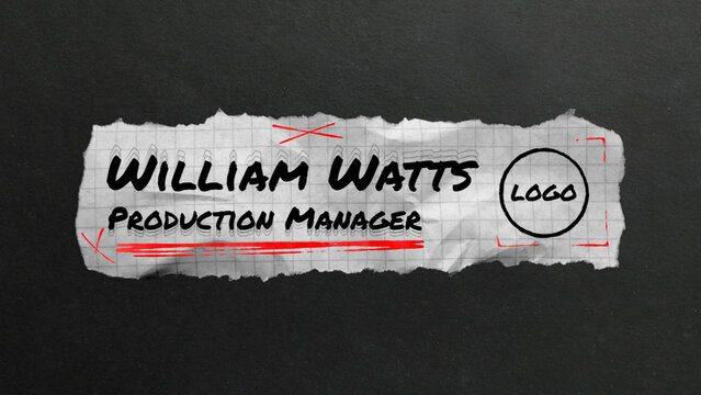 Paper Logo Lower Third 02