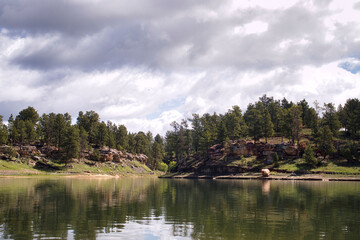 Obraz premium Rocks at Keyhole State Park