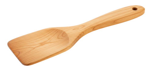 Wooden scoop with a transparent background cutout png