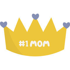 Mother's Day Crown Illustration