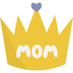 Mother's Day Crown Illustration