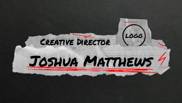 Paper Logo Lower Third 09