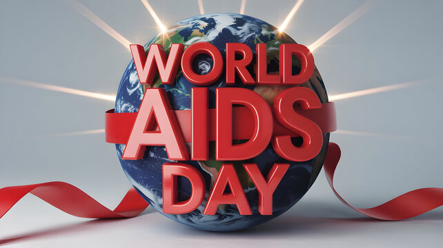 Show your support with this World AIDS Day design, promoting awareness and solidarity