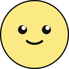 circle shape cute cartoon