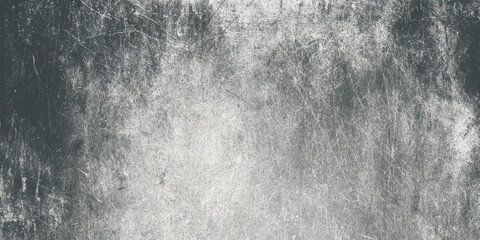 Abstract Black and White Grunge 
Wall Texture Background with Paint Splatter and Scratches for Overlay and Design.