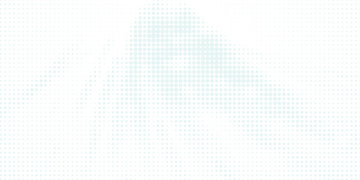 Abstract white background with a subtle light blue halftone dot pattern creating a modern texture.