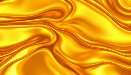 Luxurious metallic fluid background featuring gold and bronze reflective tones, ideal for branding and digital advertising.
