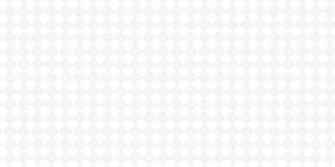 Seamless fabric geomatics overlapping create retro line pattern design. Minimal overlap vector black and gray mosaic gradient Pattern grid metal lines fabric square background.	