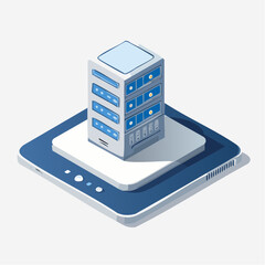 Isometric Data Server on Platform Advanced Digital Storage Solution