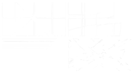 Minimalist White Abstract Geometric Shapes and Lines Background Design Element