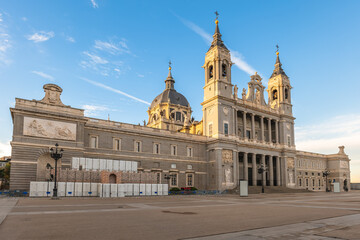 Almudena Cathedral, a Catholic cathedral in Madrid, Spain