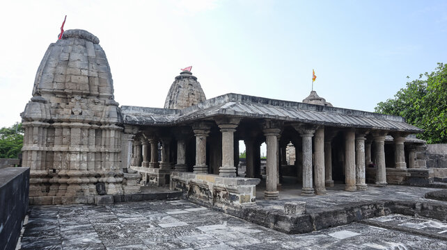 India, Gujarat, Saurashtra, Mugderu Mandir, Ancient Lord Shiva Temple Situated Near Dwarka and Nageshwra. 