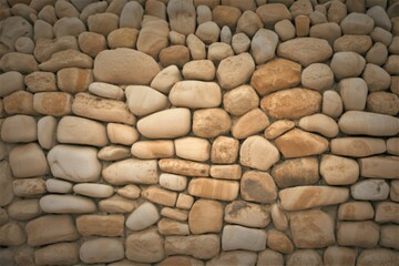 close-up photograph of an stone wall